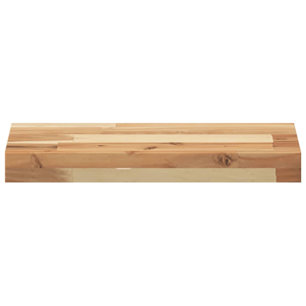 Wandschap zwevend olieafwerking 60x20x4 cm massief acaciahout