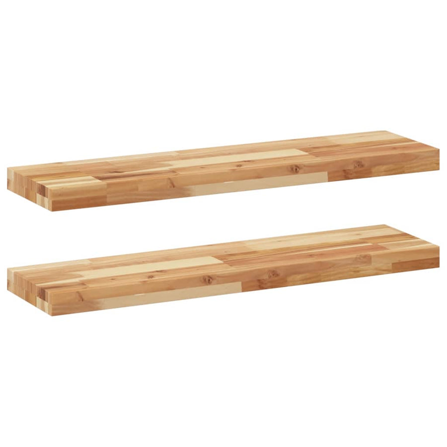 Wandschappen Zwevend Olieafwerking Acaciahout Olie-Afwerking 2