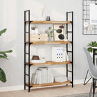 Wandschappen zwevend acaciahout olieafwerking 3 stuks