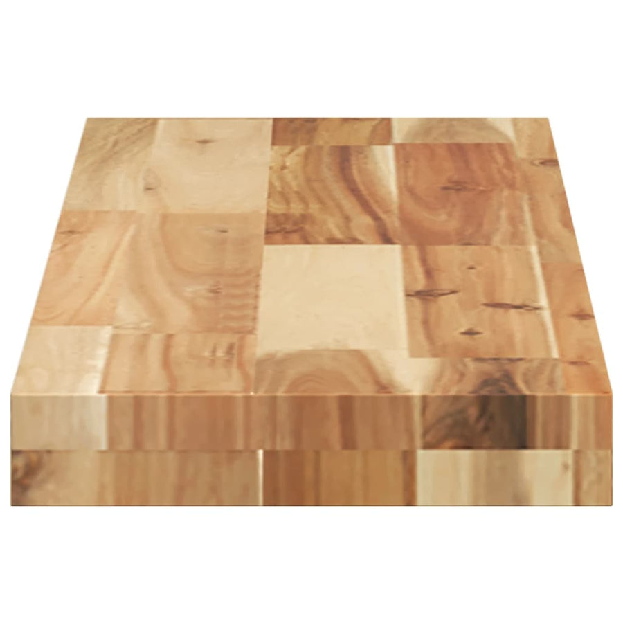 Wandschappen 4 St Zwevend Olieafwerking 80X20X4 Cm Acaciahout Olie-Afwerking
