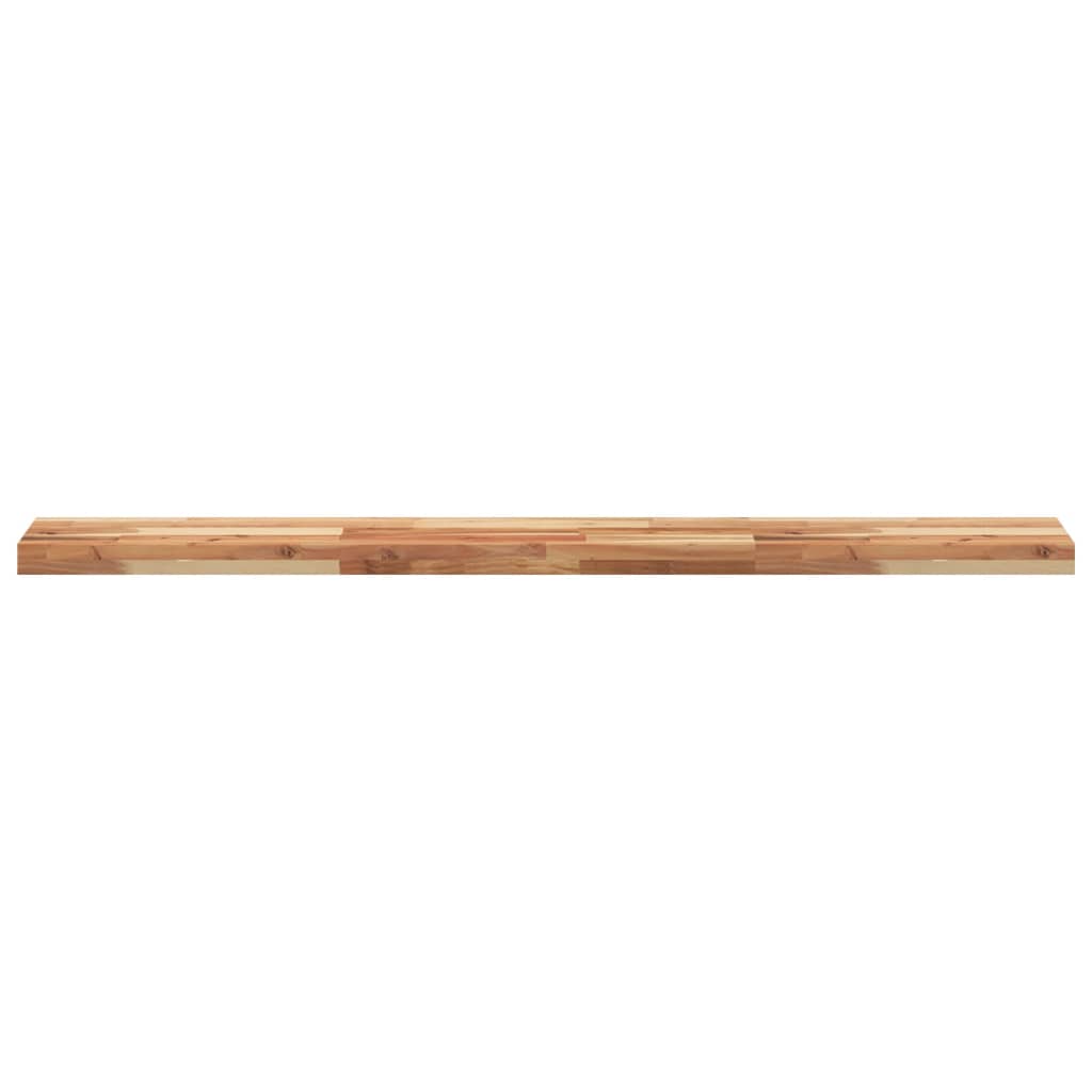 Wandschap zwevend olieafwerking 160x20x4 cm massief acaciahout