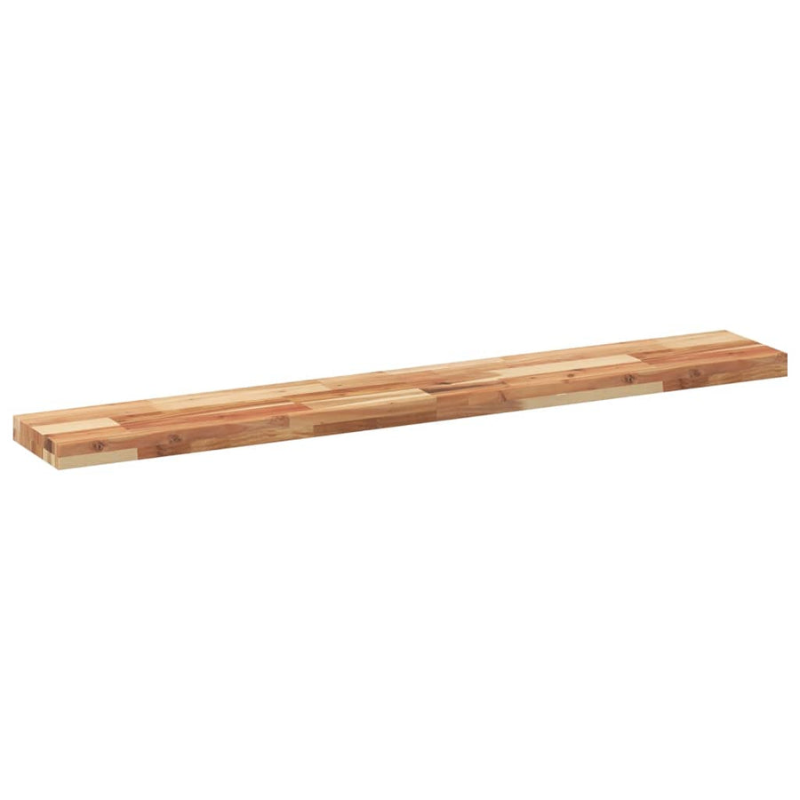 Wandschappen 4 st zwevend olieafwerking 160x20x4 cm acaciahout