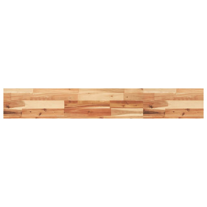 Wandschappen 4 st zwevend olieafwerking 160x20x4 cm acaciahout
