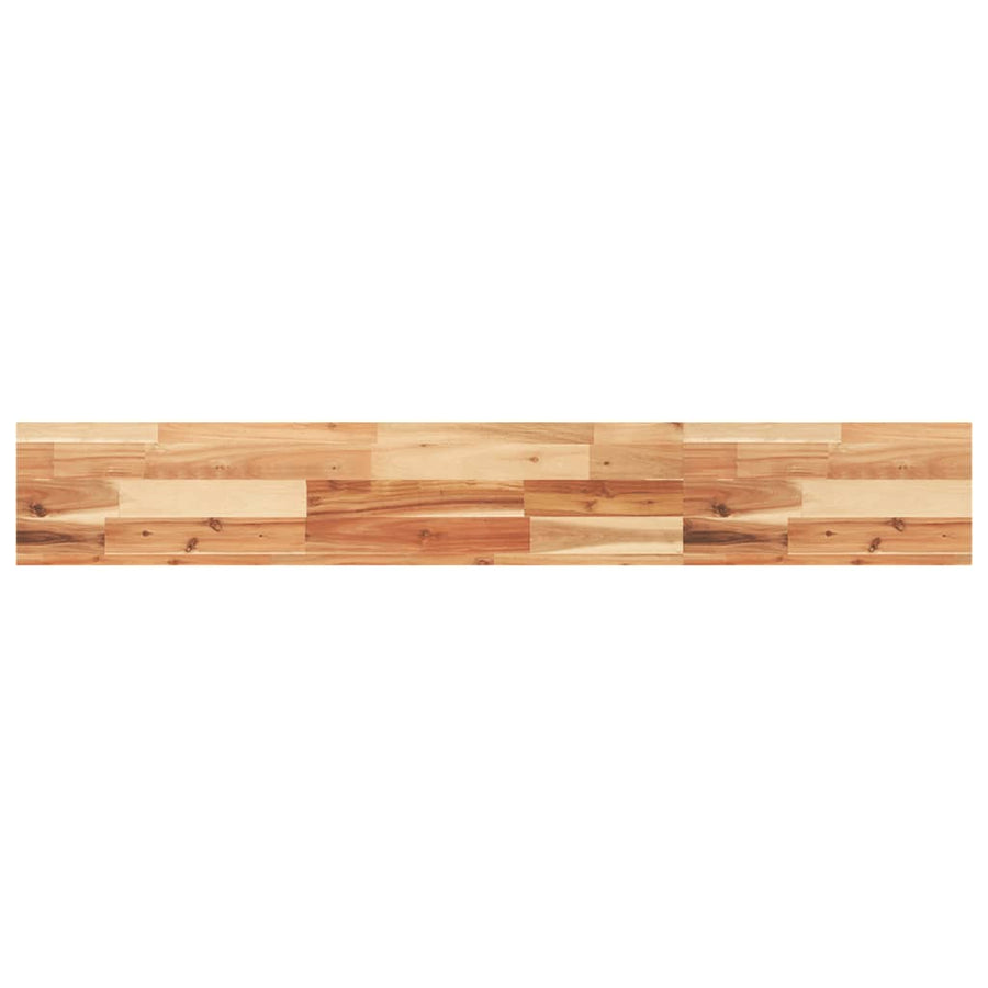Wandschappen 4 st zwevend olieafwerking 160x20x4 cm acaciahout