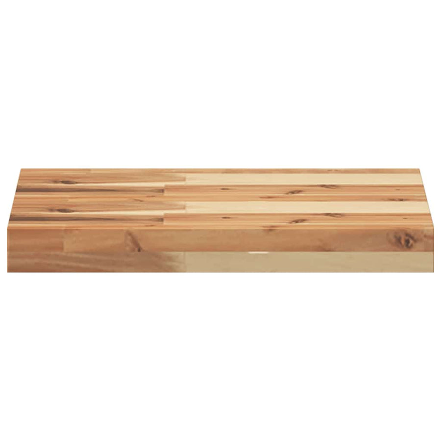 Wandschap zwevend olieafwerking 40x30x4 cm massief acaciahout