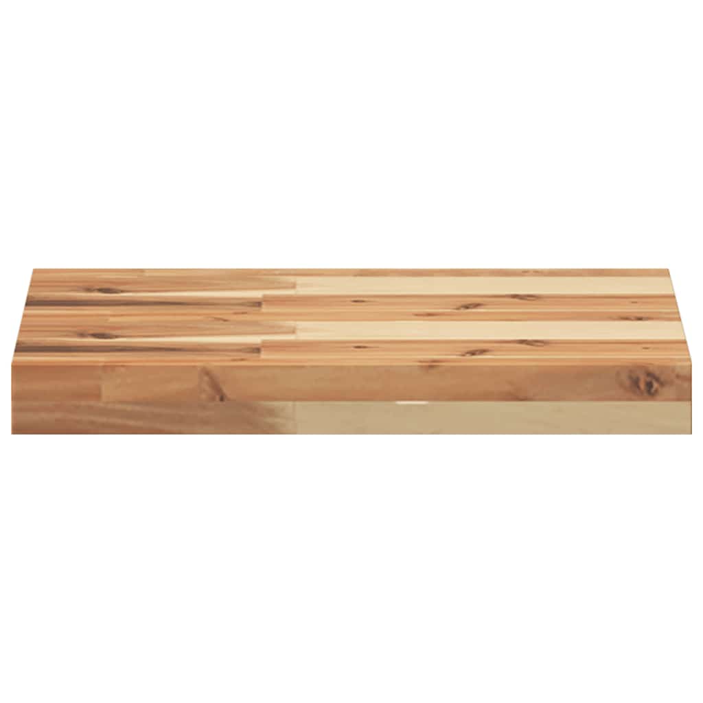 Wandschappen 3 st zwevend olieafwerking 40x30x4 cm acaciahout