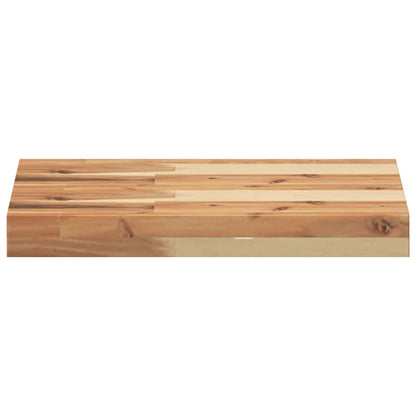 Wandschappen 3 st zwevend olieafwerking 40x30x4 cm acaciahout