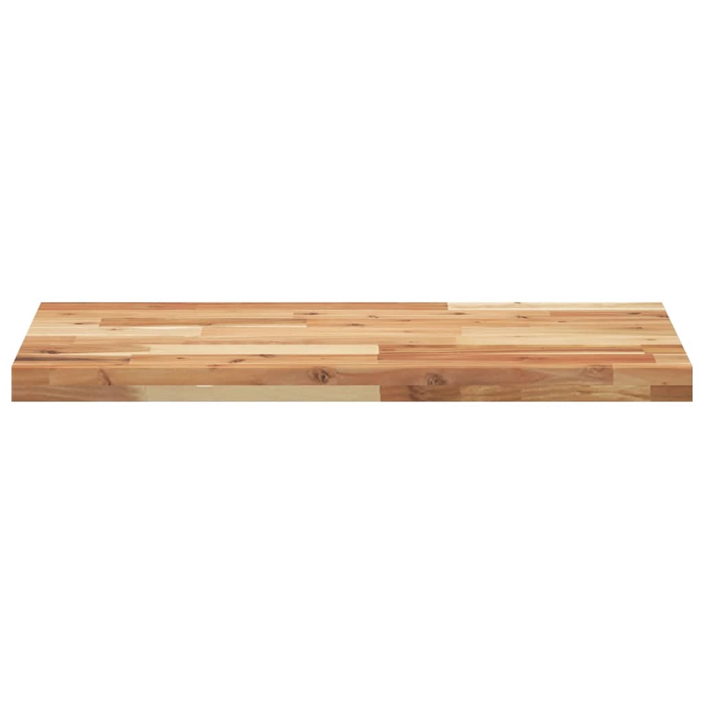 Wandschappen 2 st zwevend olieafwerking 60x40x4 cm acaciahout