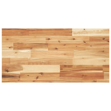 Wandschap zwevend olieafwerking 100x40x4 cm massief acaciahout