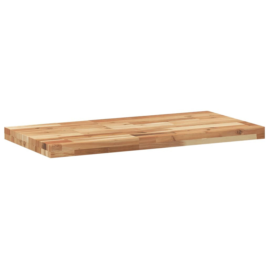 Wandschappen 2 st zwevend olieafwerking 100x40x4 cm acaciahout