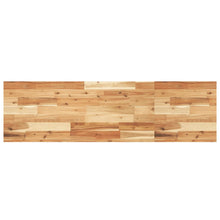 Wandschap Zwevend Olieafwerking Massief Acaciahout Donkerbruin 1 120 x 40 x 4 cm