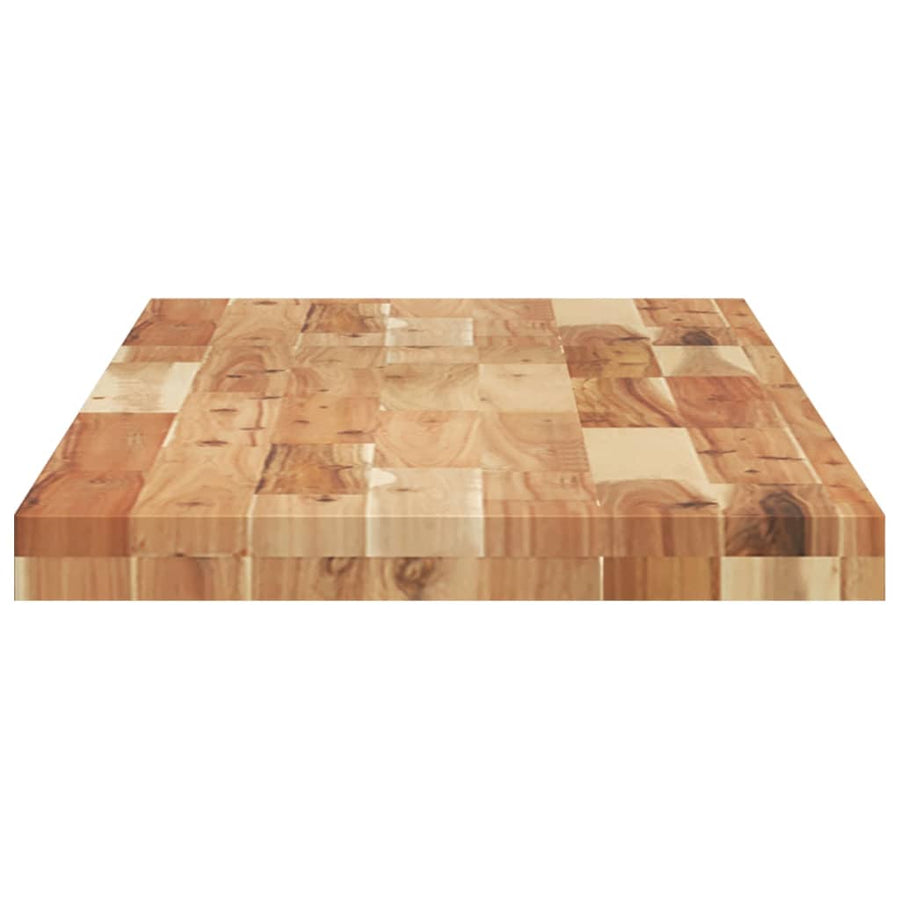 Wandschappen 4 st zwevend olieafwerking 160x40x4 cm acaciahout