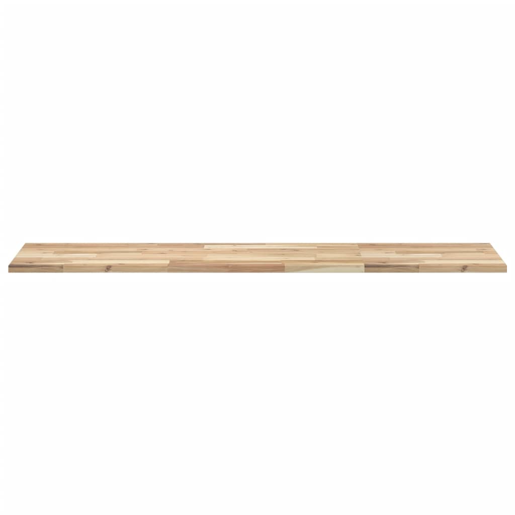 Wastafelblad 140x40x2 cm onbehandeld massief acaciahout
