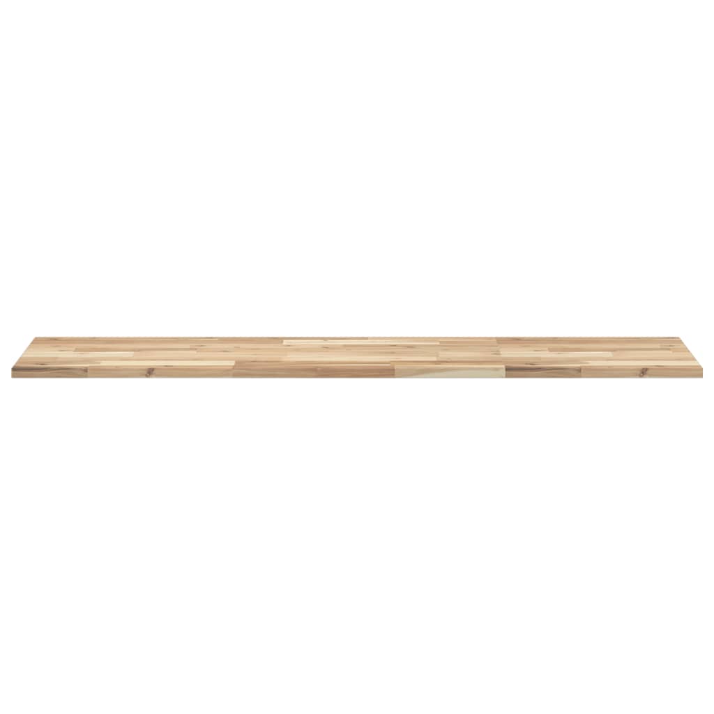 Wastafelblad Onbehandeld Massief Acaciahout 160 x 40 x 2 cm Naturel