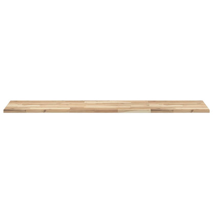 Wastafelblad Onbehandeld Massief Acaciahout 160 x 40 x 2 cm Naturel