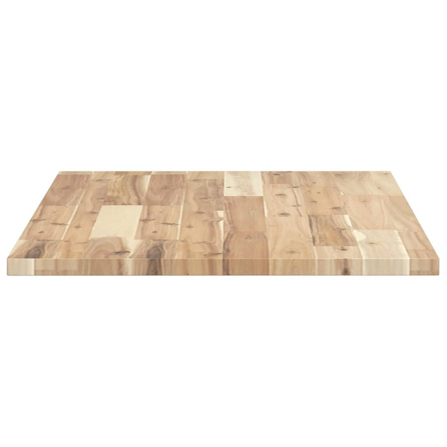 Wastafelblad Onbehandeld Massief Acaciahout 100 x 50 x 2 cm Naturel