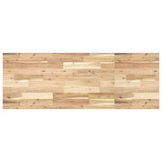 Wastafelblad 120x50x2 cm massief acaciahout onbehandeld