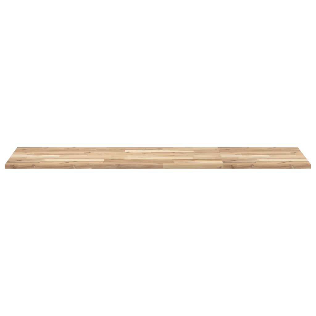 Wastafelblad Onbehandeld Massief Acaciahout 140 x 50 x 2 cm Naturel