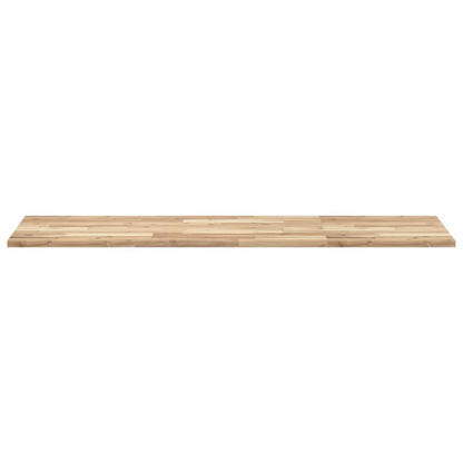 Wastafelblad Onbehandeld Massief Acaciahout 140 x 50 x 2 cm Naturel