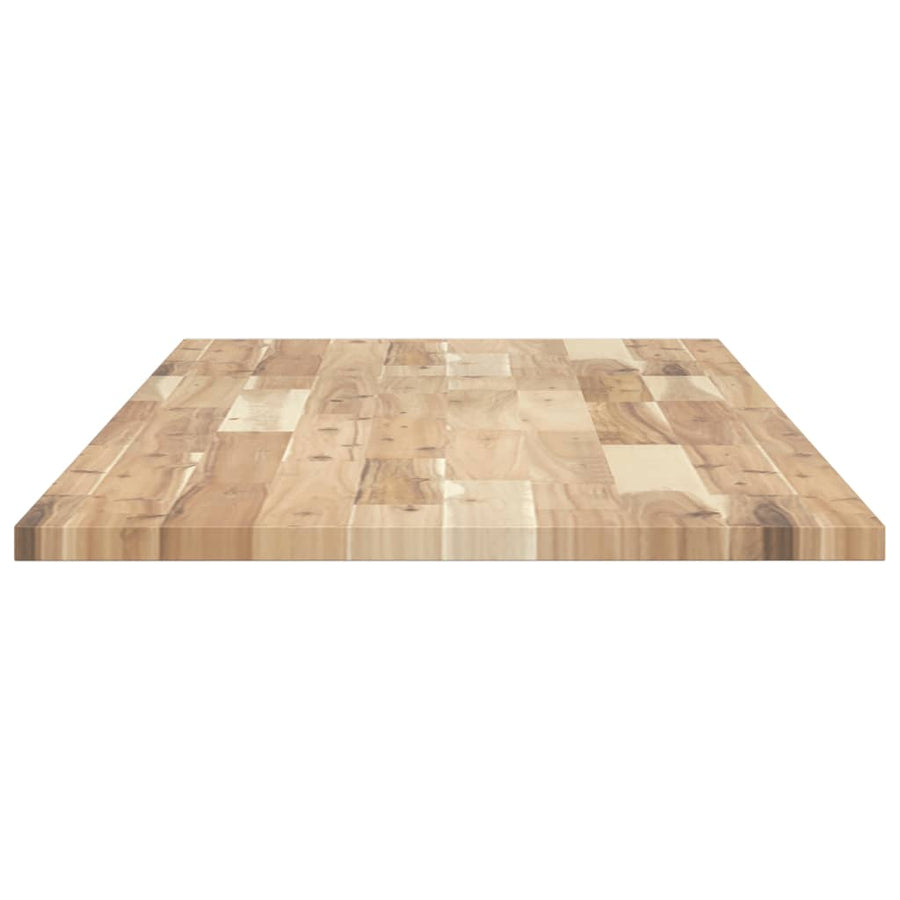 Wastafelblad Onbehandeld Massief Acaciahout 140 x 50 x 2 cm Naturel