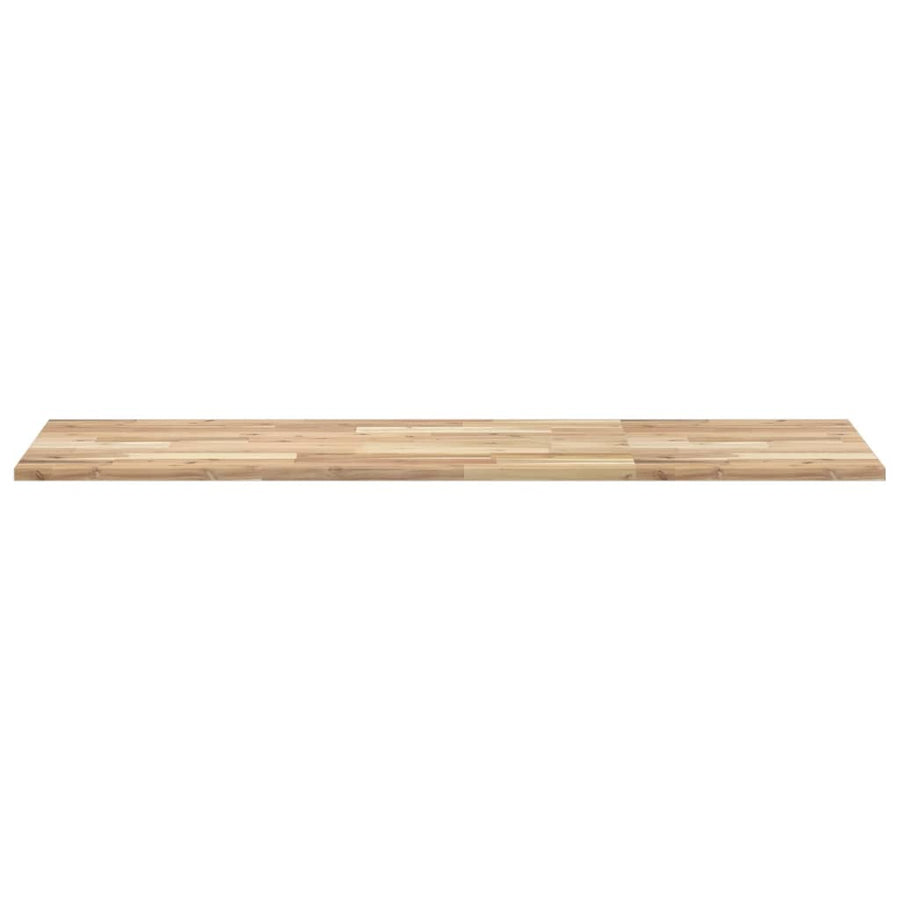 Wastafelblad Onbehandeld Massief Acaciahout 160 x 50 x 2 cm