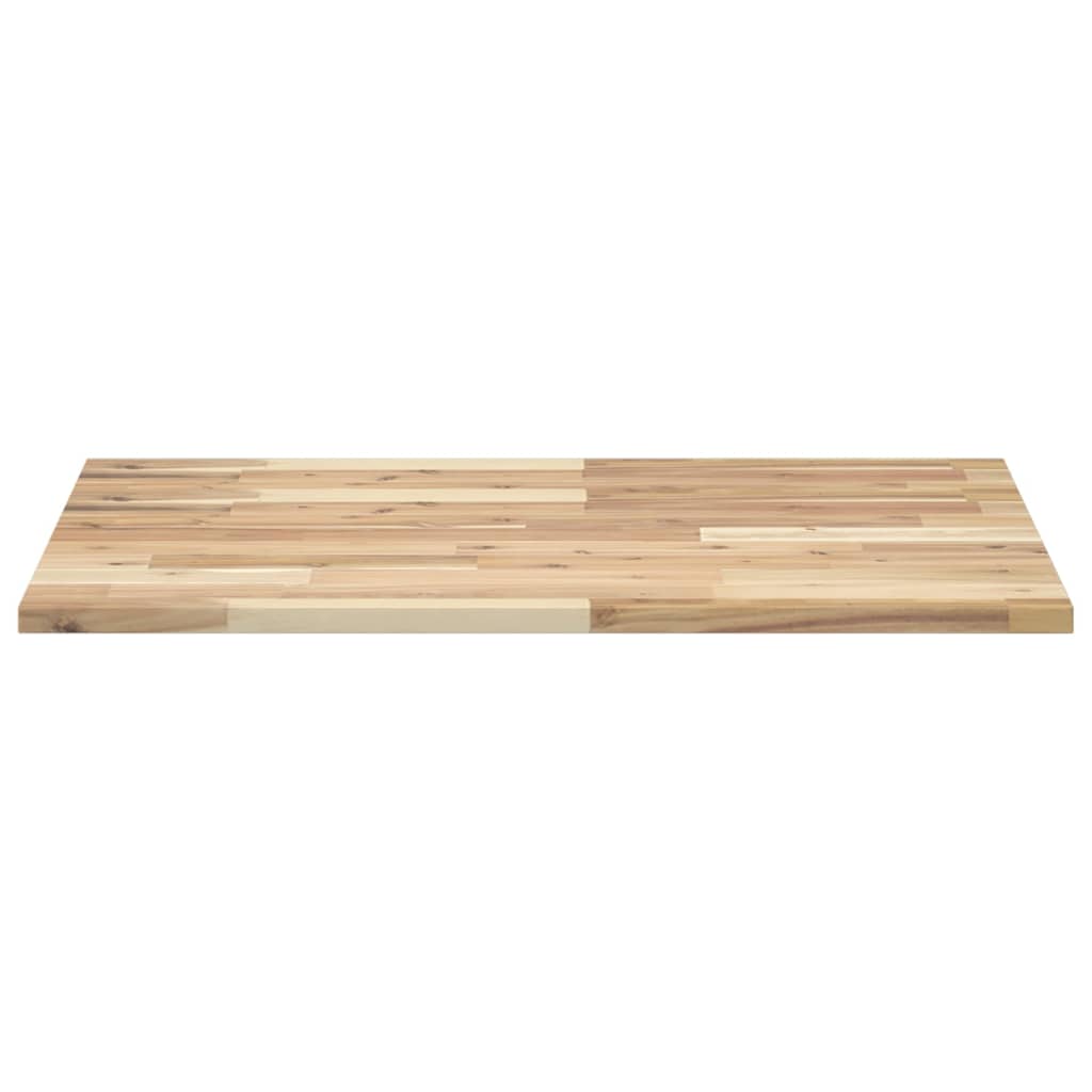 Wastafelblad Onbehandeld Massief Acaciahout 80 x 60 x 2 cm