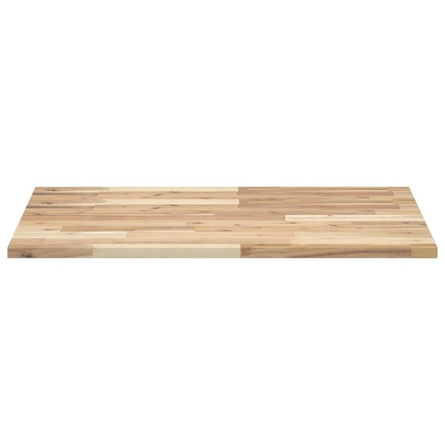 Wastafelblad Onbehandeld Massief Acaciahout 80 x 60 x 2 cm