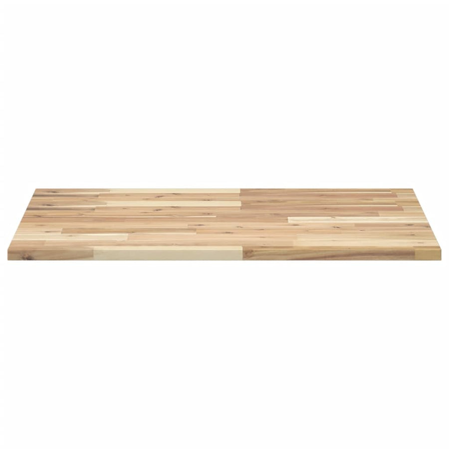 Wastafelblad Onbehandeld Massief Acaciahout 100 x 60 x 2 cm Naturel