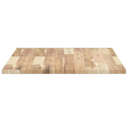 Wastafelblad Onbehandeld Massief Acaciahout 100 x 60 x 2 cm Naturel