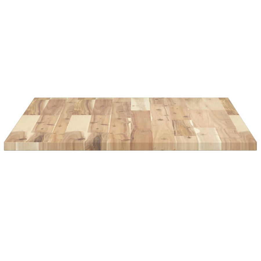 Wastafelblad Onbehandeld Massief Acaciahout 100 x 60 x 2 cm Naturel