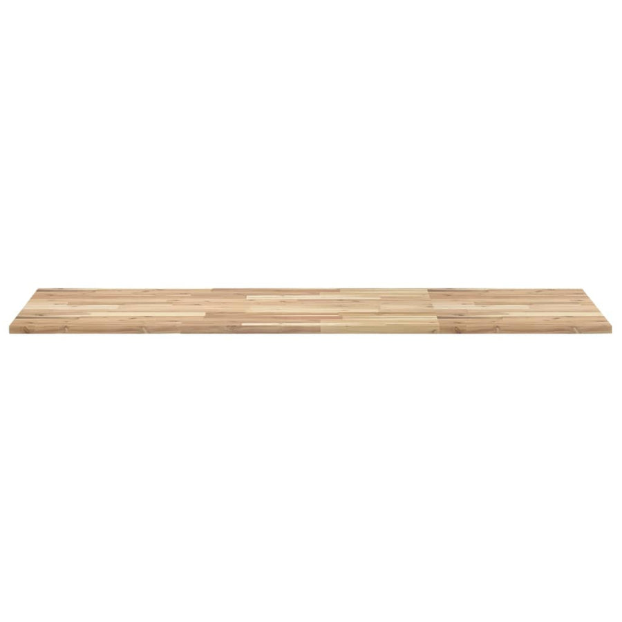 Wastafelblad Onbehandeld Massief Acaciahout 120 x 60 x 2 cm Naturel