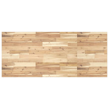 Wastafelblad Onbehandeld Massief Acaciahout 140 x 60 x 2 cm Naturel