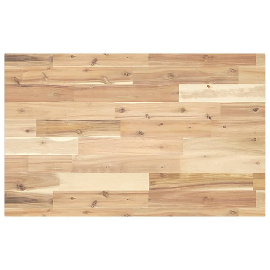 Wastafelblad Onbehandeld Massief Acaciahout 160 x 50 x 4 cm Naturel