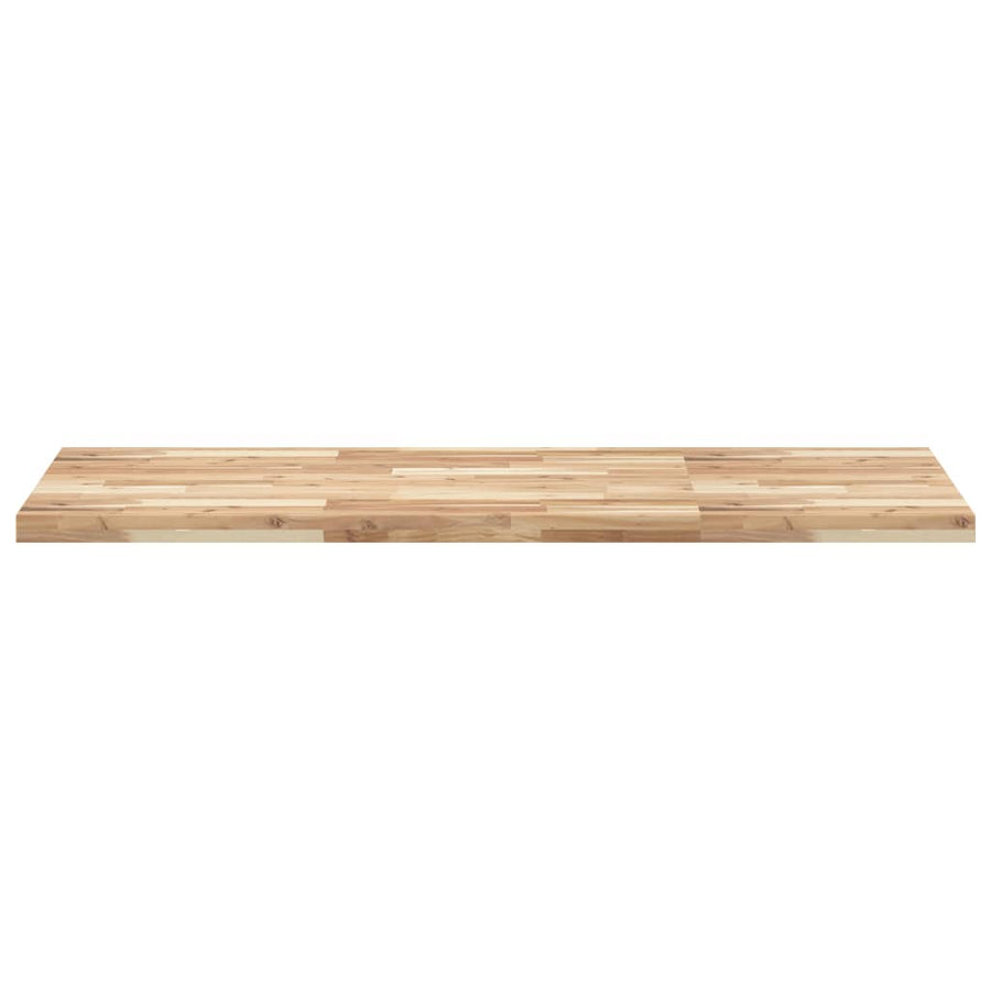 Wastafelblad 120x60x4 cm onbehandeld massief acaciahout