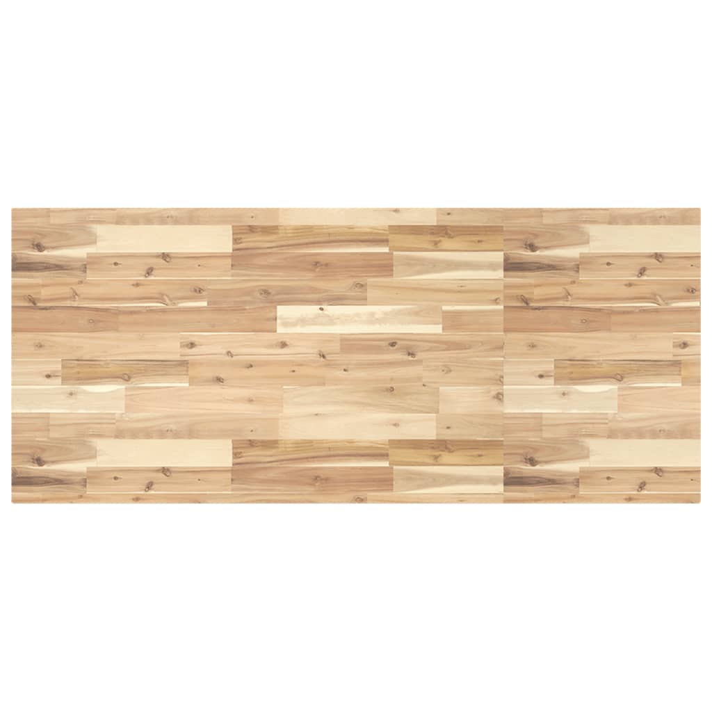 Wastafelblad Onbehandeld Massief Acaciahout 140 x 60 x 4 cm