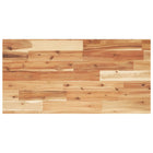 Oil-finished countertop 100x40x2 cm solid acacia wood