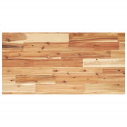 Acacia Solid Wood Washbasin Countertop with Oil Finish 120x40x2 cm