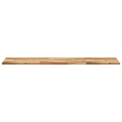 Wastafelblad Met Olieafwerking Massief Acaciahout 140 x 40 x 2 cm Donkerbruin