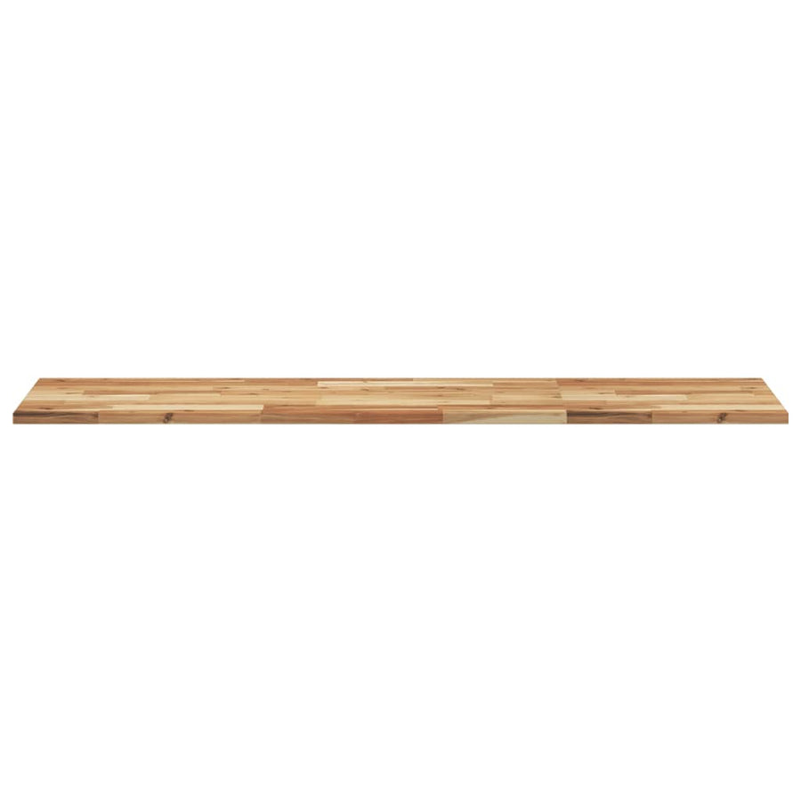 Wastafelblad Met Olieafwerking Massief Acaciahout 140 x 40 x 2 cm Donkerbruin