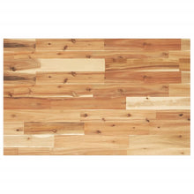 Wastafelblad Met Olieafwerking Massief Acaciahout 100 x 50 x 2 cm Donkerbruin