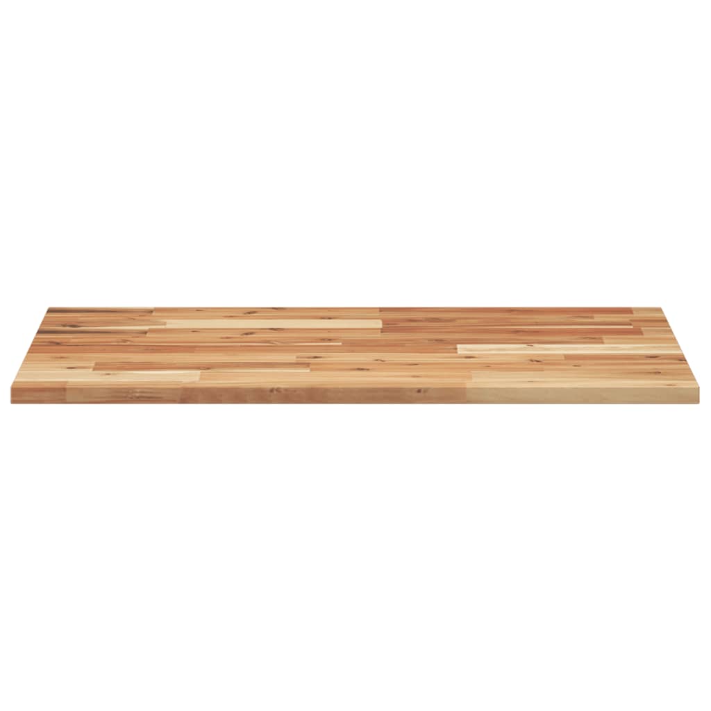 Wastafelblad Met Olieafwerking Massief Acaciahout 100 x 50 x 2 cm Donkerbruin