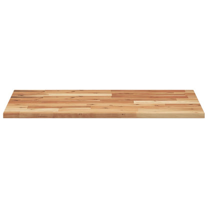 Wastafelblad Met Olieafwerking Massief Acaciahout 100 x 50 x 2 cm Donkerbruin