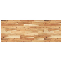 Wastafelblad Met Olieafwerking Massief Acaciahout 120 x 50 x 2 cm Donkerbruin
