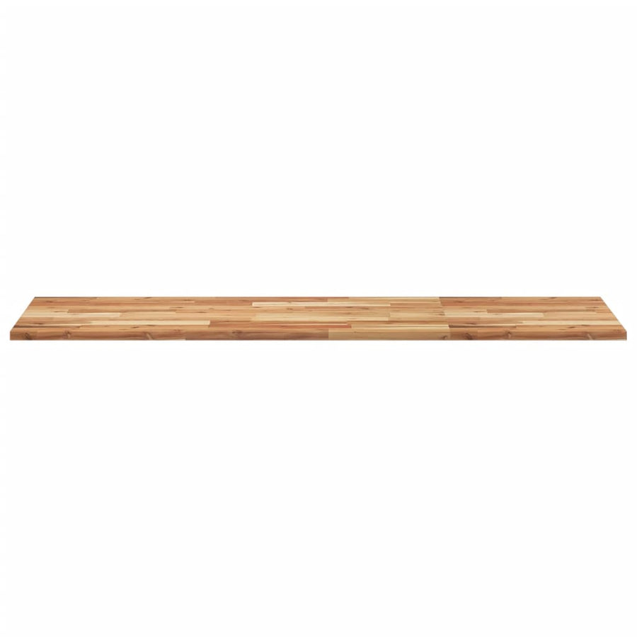 Wastafelblad Met Olieafwerking Massief Acaciahout 120 x 50 x 2 cm Donkerbruin