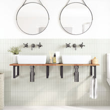 Wastafelblad met olieafwerking 160x50x2 cm massief acaciahout