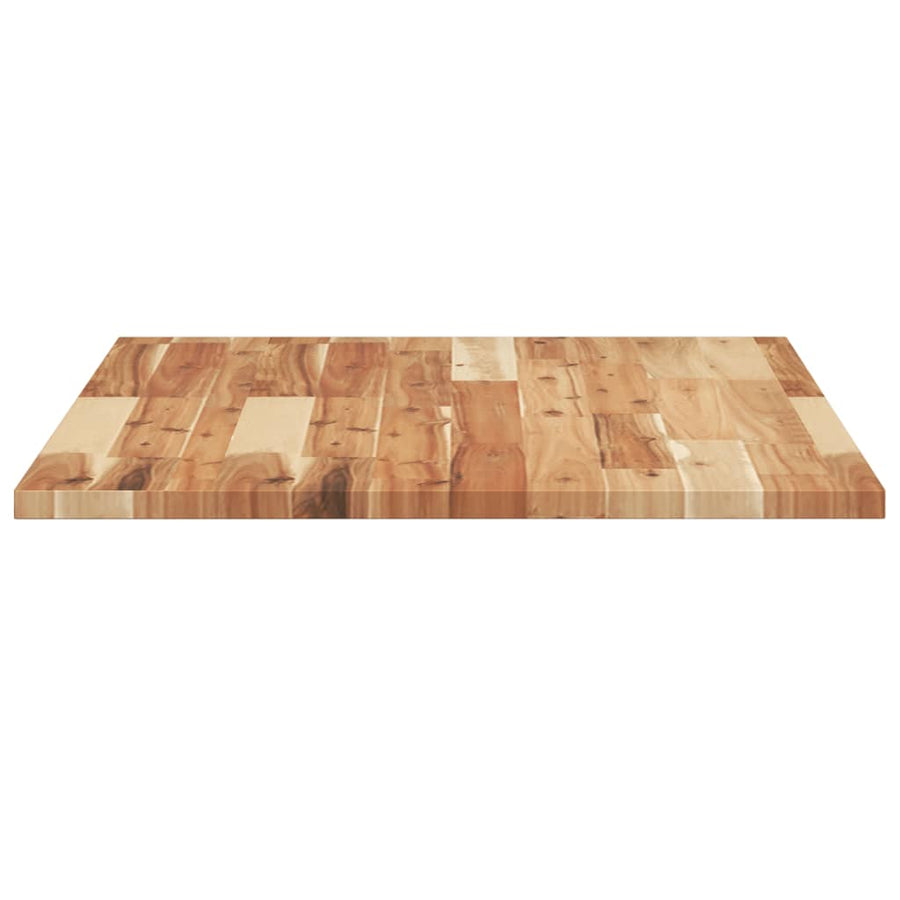 Wastafelblad Met Olieafwerking Massief Acaciahout 80 x 60 x 2 cm