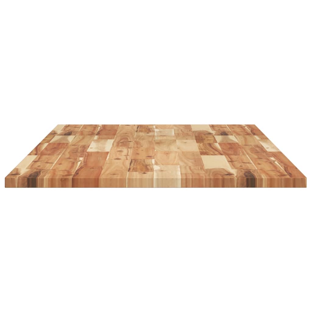 Wastafelblad Met Olieafwerking Massief Acaciahout 120 x 60 x 2 cm Donkerbruin