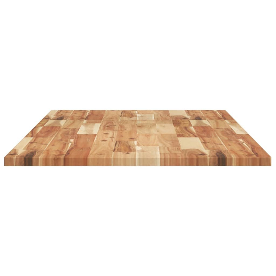 Wastafelblad Met Olieafwerking Massief Acaciahout 120 x 60 x 2 cm Donkerbruin