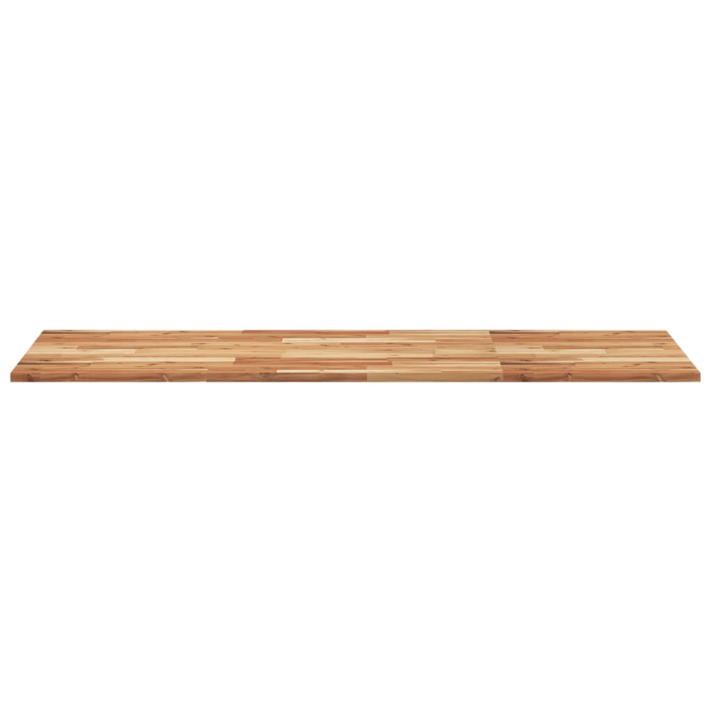 Wastafelblad Met Olieafwerking Massief Acaciahout 140 x 60 x 2 cm Donkerbruin