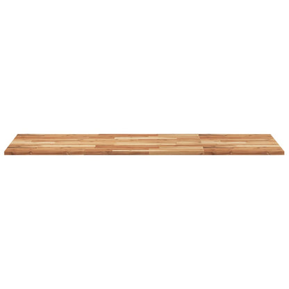 Wastafelblad Met Olieafwerking Massief Acaciahout 140 x 60 x 2 cm Donkerbruin